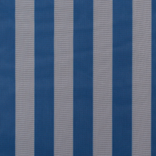 Blue/White Awning Striped Polyester Netting/Mesh