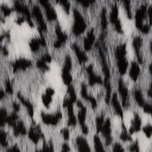 Snow Leopard Knitted Faux Fur
