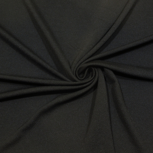 Black Textural Stretch Polyester Knit