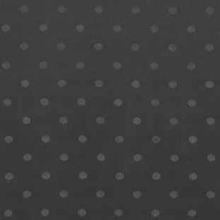 Steel Gray Polka Dot Polyester Lining