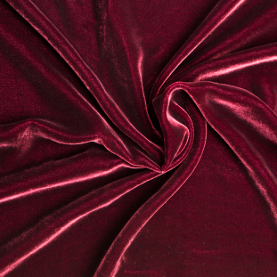 Sultan Red Soft Rayon-Silk Velvet