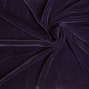 Plum Soft Rayon-Silk Velvet
