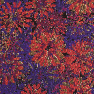 Metallic Gold/Bittersweet/Imperial Palace Floral Jacquard