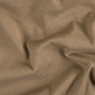 Almond Buff Cotton-Polyester Velour