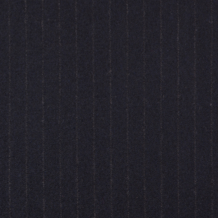 Italian Black/Gray Pinstripe Cashmere Suiting
