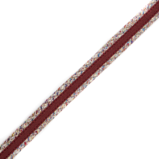Red Woven Fabric Trim - 0.625