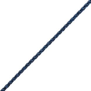 Metallic Navy Crochet Chain - 0.125