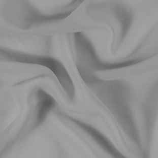 Glacier Gray Stretch Polyester Dobby Chiffon