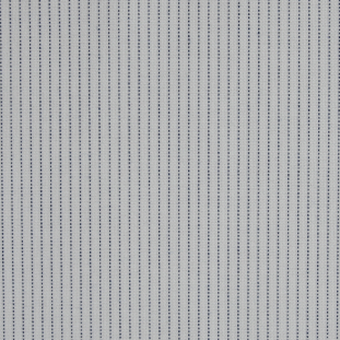 White/Black Pinstripes Cotton Shirting