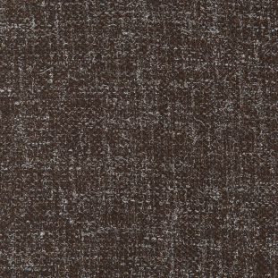 Brown/White Speckled Wool Tweed