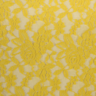 Aurora Yellow Floral Crochet Lace