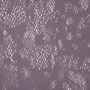 Minimal Gray Abstract Knit Lace