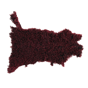 Red/Black Persian Lamb Fur