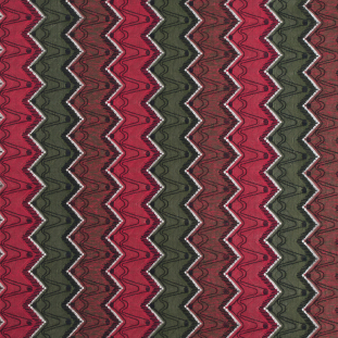 Red/Green/Black Zig-Zag Lace