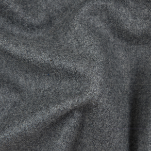 Italian Heathered Gray Ultra-Soft Wool Suiting