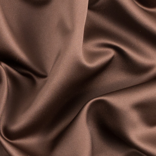 Chocolate Brown Polyester Satin