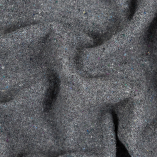 Speckled Gray Soft Wool and Cashmere Coating