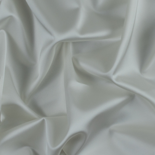 Ivory Stretch Polyester Satin