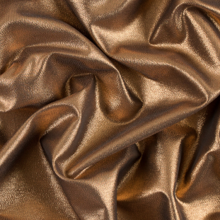 Copper/Black Metallic Polyester Lame