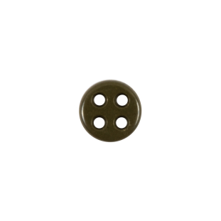 Olive Plastic Button - 18L/11mm