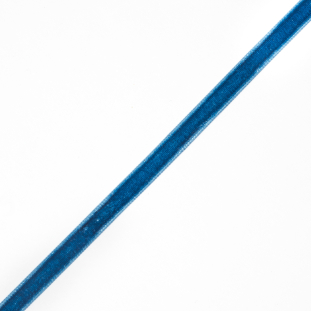10 Yard Roll of Blue Single Faced Velvet Ribbon - 0.375