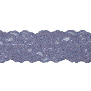 Persian Violet Stretch Lace Trimming - 3.25
