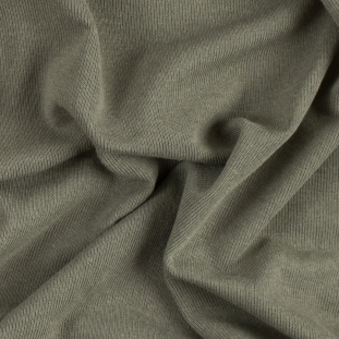 Italian Olive Tissue-Weight Cotton Jersey