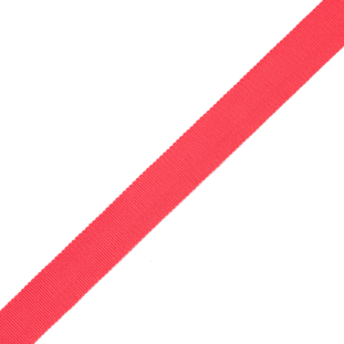 Red Petersham Grosgrain Ribbon - 0.75
