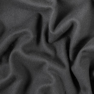Italian Gargoyle Gray Blended Angora Wool Coating