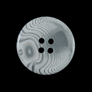 Off-White Translucent Four-Hole Button - 40L/25mm