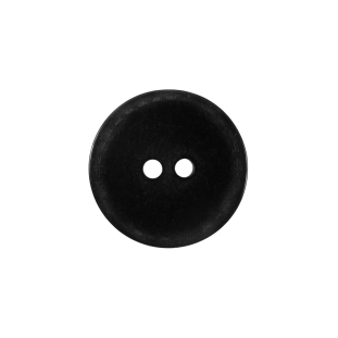 Black Flat Plastic Button - 32L/20mm