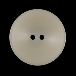 Beige Plastic 2-Hole Button - 48L/30.5mm