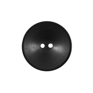 Black Plastic 2 Hole Button - 36L/22mm
