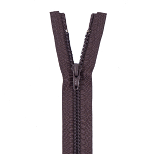 Brown Separating Zipper with Nylon Coil - 15