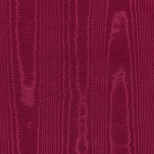 Anemone Red Polyester Moire