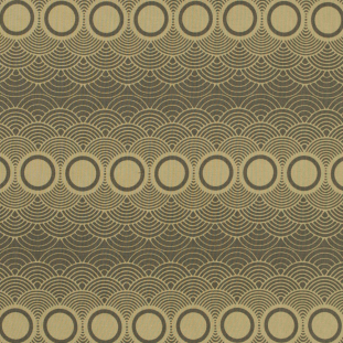 Green Circle Geometric Printed Cotton Woven