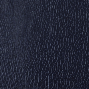 Nightshade Pebble Embossed Stretch Faux Leather with a Black Viscose Backing