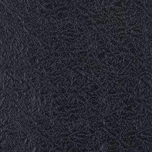 Dark Shadow Embossed Faux Leather with a Black Fabric Backing