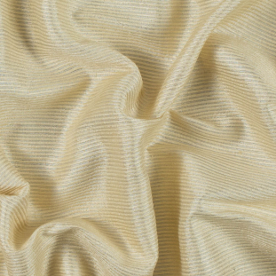 Parsnip Yellow Ribbed Rayon Woven