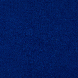 Dazzling Blue Mohair Wool Boucle