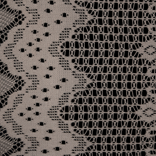 Famous NYC Designer Mojave Desert Crochet Lace with Scallop Border Design