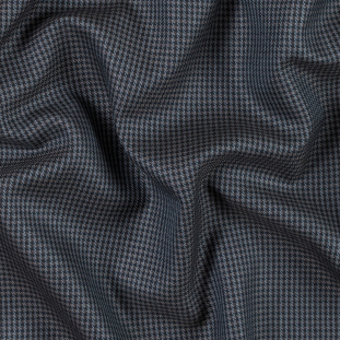 Armani Black and Citadel Houndstooth Wool Suiting