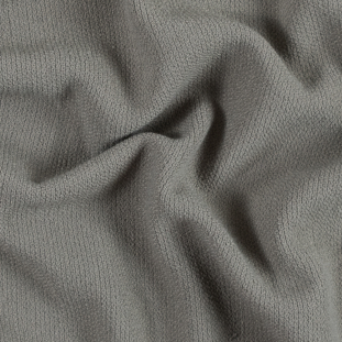 Armani Silver Sage Textural Stretch Wool Woven