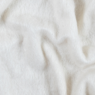 Cloud Cream Mohair Woven with Boucled Back