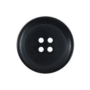Matte Black Plastic Button - 40L/25mm