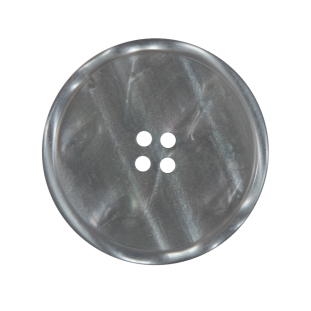 Gray Iridescent Plastic Button - 45L/28mm