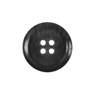 Gray 4-Hole Plastic Button - 36L/22mm