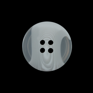 White Translucent Plastic Button - 36L/23mm
