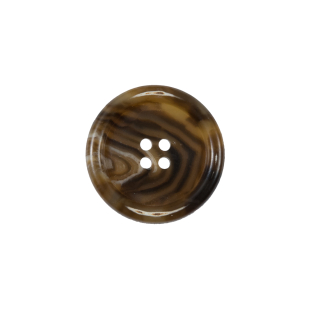 Brown 4-Hole Plastic Button - 30L/19mm