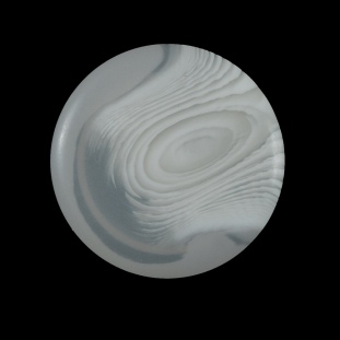 White Translucent Shank-Back Button - 44L/28mm